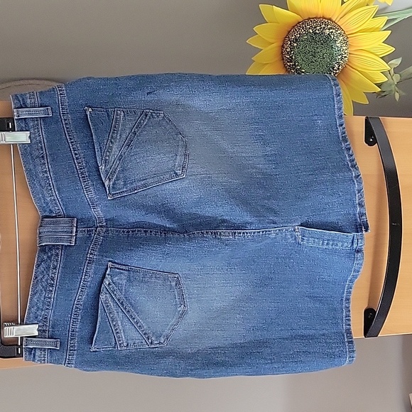 Gloria Vanderbilt denim skirt 12 - Picture 2 of 4